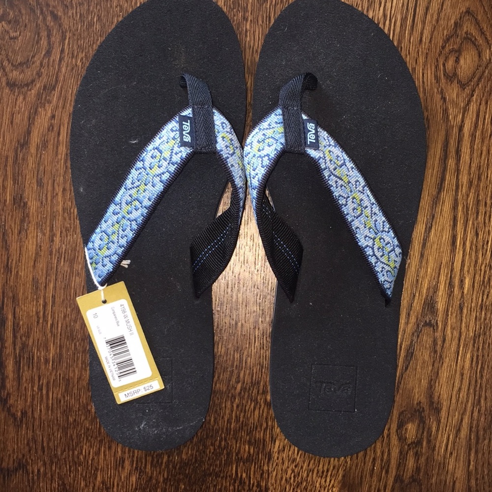 Brand new Teva flip flops
